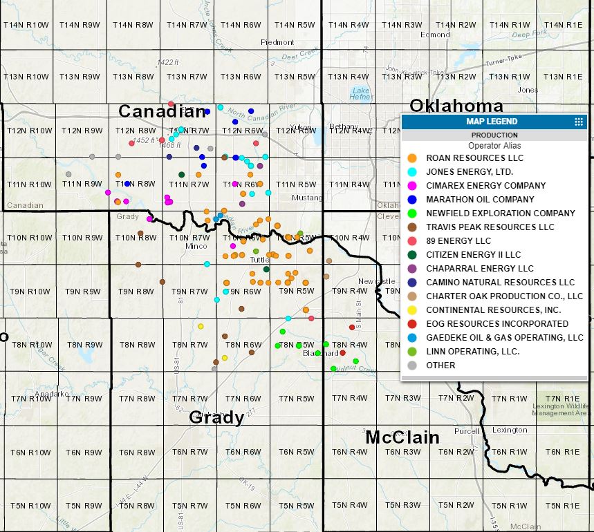 Source: Drillinginfo Production (2016 - Present)